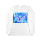 そのへんの黒猫の鯨 Long Sleeve T-Shirt