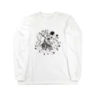 chicodeza by suzuriの散り桜の侍 Long Sleeve T-Shirt