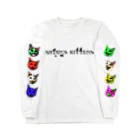 SATAN'S  KITTENSのSATANS KITTENS 袖プリント ロングスリーブ Long Sleeve T-Shirt