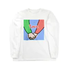 ハナのお店の手を繋ごう Long Sleeve T-Shirt