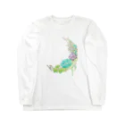 DOTEKKOのT-29 Succulents moon (no font) Long Sleeve T-Shirt