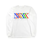 ネクストステージ映像制作のNXロゴ ロングスリーブTシャツ