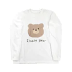 Simple StyleのSimple Bear ロングスリーブTシャツ