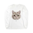 みきぞーん｜保護猫 ミッキー画伯と肉球とおともだちのD Long Sleeve T-Shirt