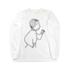 ダサカワファクトリーの80年代風ニット系男子 Long Sleeve T-Shirt