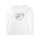 猫のあいさつのえりまきネコチャン Long Sleeve T-Shirt