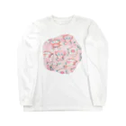 ヌトグランのネコイチゴミルク Long Sleeve T-Shirt