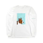 りりのお絵描き屋さんの凛としたコーギー Long Sleeve T-Shirt