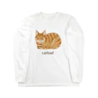 継続支援プラスタのcatloaf ロングスリーブTシャツ