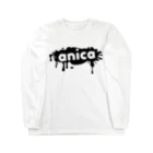 a​n​i​c​a​ ​s​t​o​r​eのa​n​i​c​a​ ​i​n​k​ logo ロングスリーブTシャツ