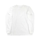 ASA DANCE WORKSの背面&腕LOGO(white)Long TEE ロングスリーブTシャツ