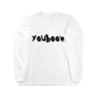 ようぶんFACTORYのyouboon黒文字ロゴ ロングスリーブTシャツ