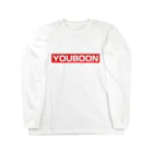 ようぶんFACTORYの赤のボックスロゴ Long Sleeve T-Shirt