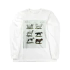 J. Jeffery Print Galleryの1802年ドイツの犬たち Long Sleeve T-Shirt