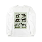 J. Jeffery Print Galleryの1802年ドイツの犬たち ロングスリーブTシャツ