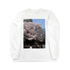 aaad45の桜咲き花のように舞う ロングスリーブTシャツ