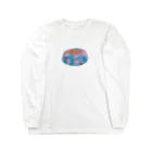 Haunted LabのColorful marble cake 派手なケーキ Long Sleeve T-Shirt