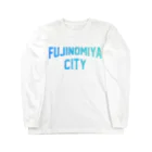 JIMOTOE Wear Local Japanの富士宮市 FUJINOMIYA CITY Long Sleeve T-Shirt