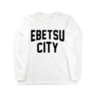 JIMOTOE Wear Local Japanの江別市 EBETSU CITY Long Sleeve T-Shirt