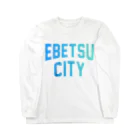 JIMOTOE Wear Local Japanの江別市 EBETSU CITY Long Sleeve T-Shirt