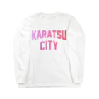 JIMOTO Wear Local Japanの唐津市 KARATSU CITY ロングスリーブTシャツ