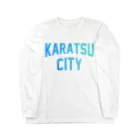 JIMOTO Wear Local Japanの唐津市 KARATSU CITY ロングスリーブTシャツ