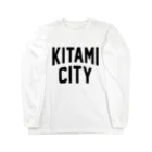 JIMOTOE Wear Local Japanの北見市 KITAMI CITY Long Sleeve T-Shirt