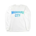 JIMOTOE Wear Local Japanの長浜市 NAGAHAMA CITY Long Sleeve T-Shirt