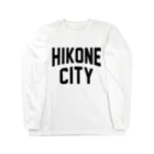 JIMOTOE Wear Local Japanの彦根市 HIKONE CITY ロングスリーブTシャツ