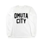 JIMOTOE Wear Local Japanの大牟田市 OMUTA CITY ロングスリーブTシャツ