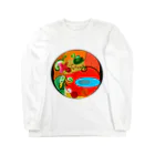 ねこのひげの猫の伝言板 Long Sleeve T-Shirt