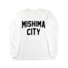 JIMOTOE Wear Local Japanの三島市 MISHIMA CITY Long Sleeve T-Shirt