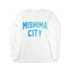 JIMOTOE Wear Local Japanの三島市 MISHIMA CITY Long Sleeve T-Shirt