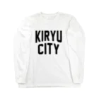 JIMOTOE Wear Local Japanの桐生市 KIRYU CITY Long Sleeve T-Shirt