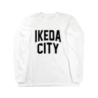 JIMOTOE Wear Local Japanの池田市 IKEDA CITY Long Sleeve T-Shirt