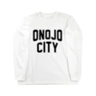JIMOTOE Wear Local Japanの大野城市 ONOJO CITY Long Sleeve T-Shirt