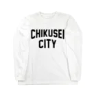 JIMOTOE Wear Local Japanの筑西市 CHIKUSEI CITY ロングスリーブTシャツ