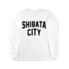 JIMOTOE Wear Local Japanの新発田市 SHIBATA CITY Long Sleeve T-Shirt