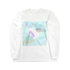 PoWeRLsのゆめかわユニコーン Long Sleeve T-Shirt