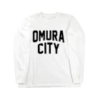 JIMOTOE Wear Local Japanの大村市 OMURA CITY Long Sleeve T-Shirt