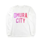 JIMOTOE Wear Local Japanの大村市 OMURA CITY Long Sleeve T-Shirt