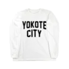 JIMOTOE Wear Local Japanの横手市 YOKOTE CITY ロングスリーブTシャツ