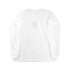 kone kone.のカラフルシルエットうさぎ Long Sleeve T-Shirt