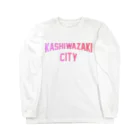 JIMOTOE Wear Local Japanの柏崎市 KASHIWAZAKI CITY ロングスリーブTシャツ