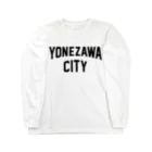 JIMOTOE Wear Local Japanの米沢市 YONEZAWA CITY ロングスリーブTシャツ