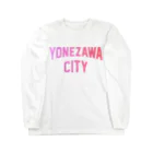 JIMOTOE Wear Local Japanの米沢市 YONEZAWA CITY ロングスリーブTシャツ