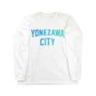 JIMOTOE Wear Local Japanの米沢市 YONEZAWA CITY ロングスリーブTシャツ