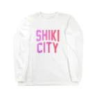 JIMOTOE Wear Local Japanの志木市 SHIKI CITY Long Sleeve T-Shirt