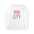 JIMOTOE Wear Local Japanの三木市 MIKI CITY ロングスリーブTシャツ