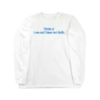 Mona♡ChirolのWorld of Love＆Peace＆SmileーBlue Vol.③ー ロングスリーブTシャツ